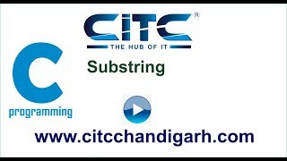 Tutorial video on Substring function in C language