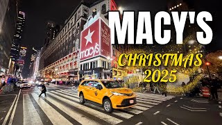 NEW YORK CITY Walking Tour [4K] - MACY'S - Immersive Walk Inside The Largest Department Store In USA