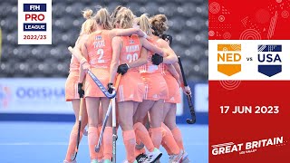 FIH Hockey Pro League 2022-23: Netherlands vs USA (Women, Game 1) - Highlights