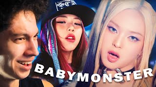 FIRST TIME LISTENING TO BABYMONSTER | ‘SHEESH’ ‘BATTER UP’ ‘Stuck In The Middle’ MV Reaction
