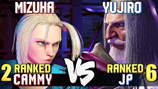 Mizuha (#2 Ranked Cammy) vs Yujiro (#6 Ranked JP) STREET FIGHTER 6 Showdown!