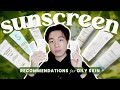 My Favorite SUNSCREENS ☀️ oily skin • CosRx, Mixsoon, Purito, Skin1004 & more 💦 Korean Skincare