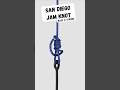 San Diego Jam Knot -  line to hook #knot #fishingtips #fishing