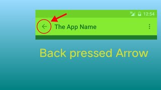 Back Pressed array | how to create back array in java | how to use back button in android |