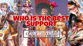 Top 5 Best Support SSR Character OVERHIT|Android turn based RPG|Mobile games