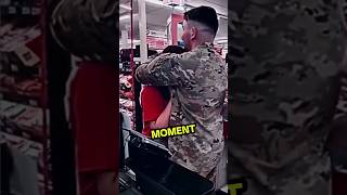 Military brother surprises his sister he hasn`t seen for years #shorts