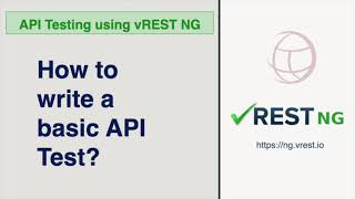 API Testing - How to write a basic API Test in vREST NG Application