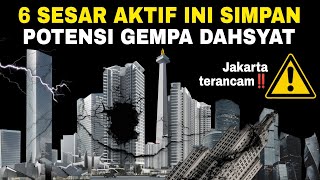 Waspada‼️Melebihi Cianjur, 6 sesar ini berpotensi gempa dahsyat ancam Jakarta & Jawa