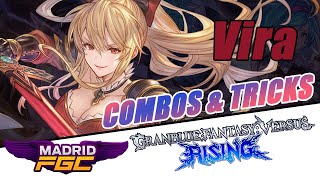 Vira Combos, meaty setups, tricks, setplay - Granblue Fantasy Versus Rising