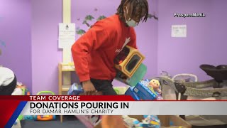 Donations pouring in for Damar Hamlin's charity top $4M