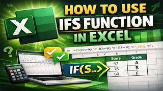 How to use the IFS function in Excel