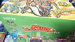 New ビッ狩りマン「モンハンメタリックシール全種類コンプリートを狙え！」お菓子開封レビュー