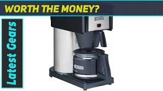 BUNN BX-D Velocity Brew 10-Cup Coffee Brewer: The Ultimate High Altitude Coffee Machine!