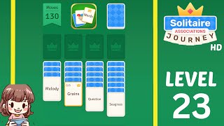 Solitaire Associations Level 23 Solution Walkthrough