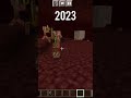 2023 vs 2014 minecraft shorts