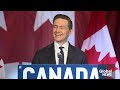 trump tariffs canada s poilievre reacts after trudeau reveals $155b counter tariffs on us live