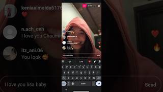 Lisa Cute Instagram is live Just now #lisaintagramlive #justnow #shorts #video