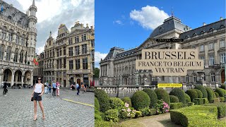 Thalys Comfort Class Train from Paris to Brussels, Belgium | Exploring Brussels