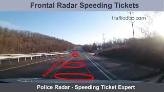 Speeding Ticket - Frontal Radar