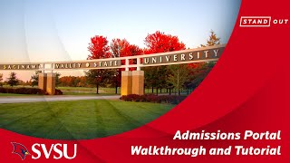 Admissions Portal Walkthrough