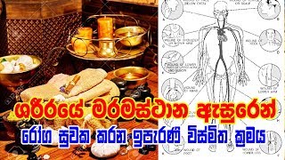 ශරීරයේ  මරමස්ථාන ඇසුරෙන්  රෝග සුවක කරන ඉපැරණි විස්මිත ක්‍රමය