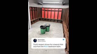 Leeds United left the dressing room after their FA Cup match at Accrington Stanley today