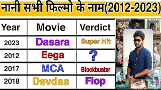 Nani To 10 Best Movie List Verdict || Nani Hit Or Flop Blockbuster Analysis Box Office collection.