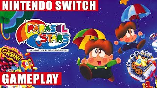 Parasol Stars: The Story of Bubble Bobble III Nintendo Switch Gameplay