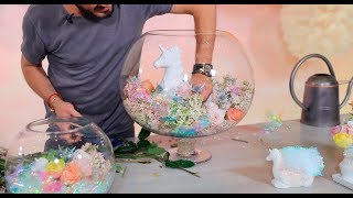 Unicorn DIY Flower Arrangements!