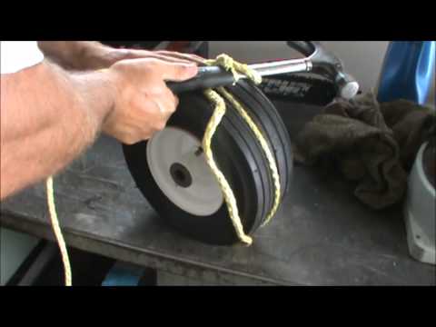 How to fix a flat wheelbarrow tire How to fix a flat wheelbarrow tire