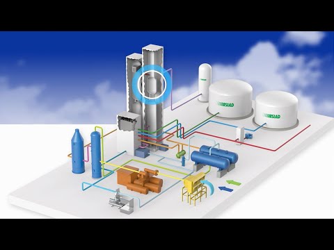 How do you separate nitrogen from air?