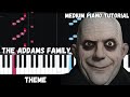 The Addams Family Theme (Medium Piano Tutorial)