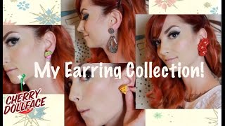 My Earring Collection: A Vintage Style Earring Haul by CHERRY DOLLFACE My Earring Collection: A Vintage Style Earring Haul by CHERRY DOLLFACE