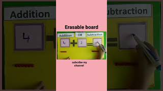 How to teach subtraction and addition|kids maths|classroom activities