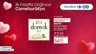 Seçili Nestle tablet çikolata çeşitlerinde fırsatlar CarrefourSA'da!