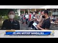 ribuan calon penonton motogp mandalika antre tukar tiket