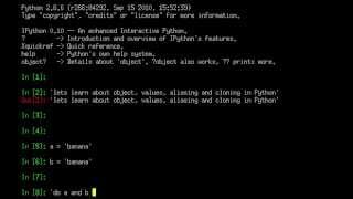 Basic Concept about Object, Values, Aliasing and Cloning in Python