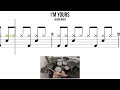 I'm Yours  Jason Mraz🥁 Hard Beginner Version