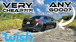 BUYING The CHEAPEST WISH Parts For My COROLLA