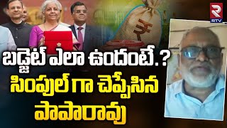 బడ్జెట్ ఎలా ఉందంటే .? | Economist Paparao Reaction On Union Budget 2024 |Special Package To AP | RTV