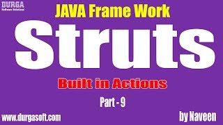 java struts tutorial|Java Framework|Built in Actions Part - 9 by Naveen