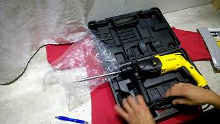 Desempaquetado (unboxing)  martillo rotopercutor Stanley SHR 263 KA 800W