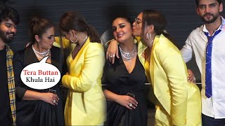 Sonakshi Sinha Madness Masti With Huma Qureshi AT Warp Up Party Of Film Double XL