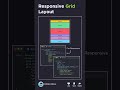 Responsive Grid Layout With Semantic HTML Explained #shorts #learncss