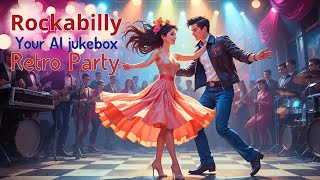 Rockabilly. Retro party