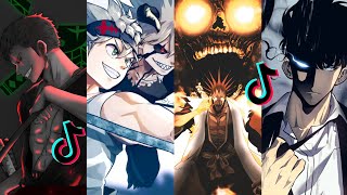 Anime badass moments 💣 || Anime tiktok compilation 💫 || #anime #tiktok #part5
