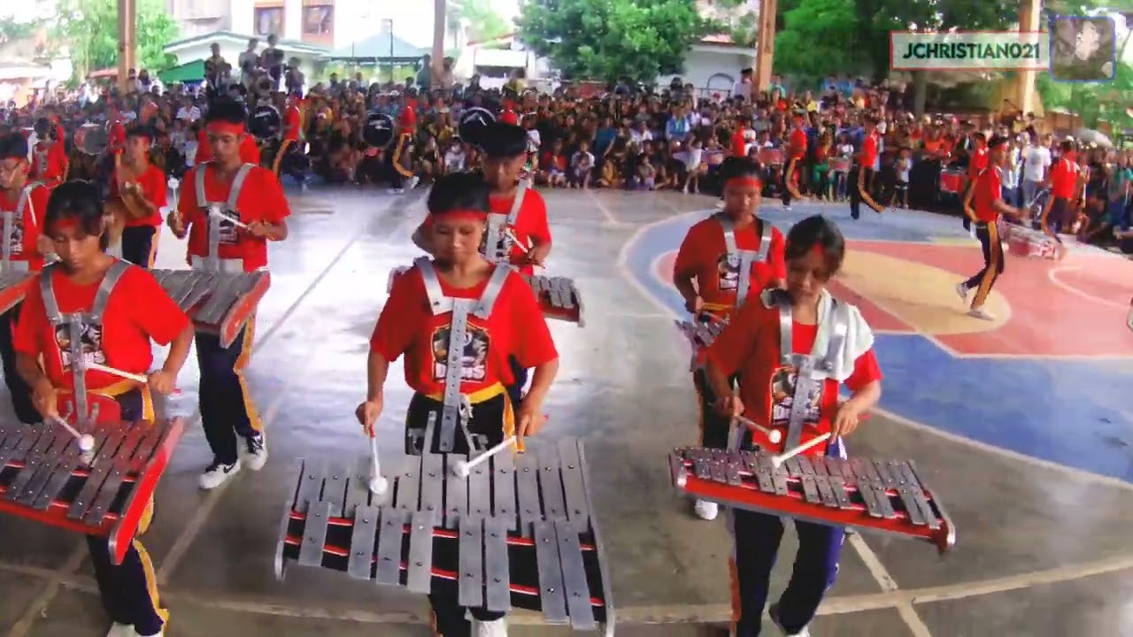 Del Gallego National High School DLC Band & Majorettes Exhibition - YouTube