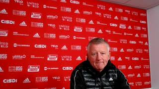 Sheffield United 1-1 Fulham - Chris Wilder - Post Match Press Conference