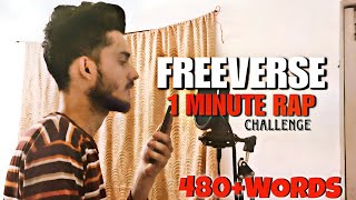FREEVERSE - RITIKRAJ || 1min Rap Challenge S3 || Chopper Flow || Fast Hindi Rap 2023