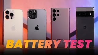 iPhone 14 Pro Max vs Galaxy S22 Ultra vs Pixel 6 Pro: Battery Life Test